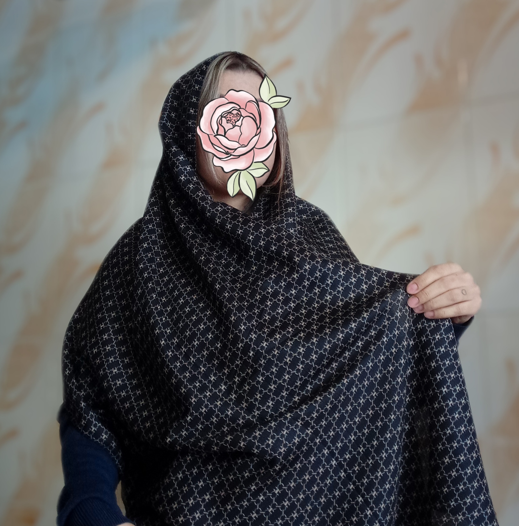 شال نخی کد 101020